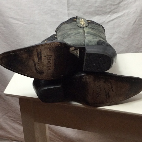 VEARI Buitre Hybrid Alligator Leather Cowgirl Boots - Picture 7 of 11